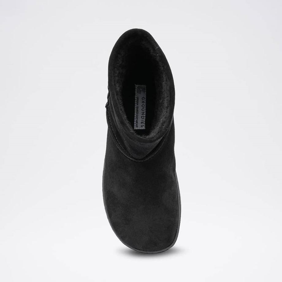 Bota Confortável Feminina Groundies Portugal Preto