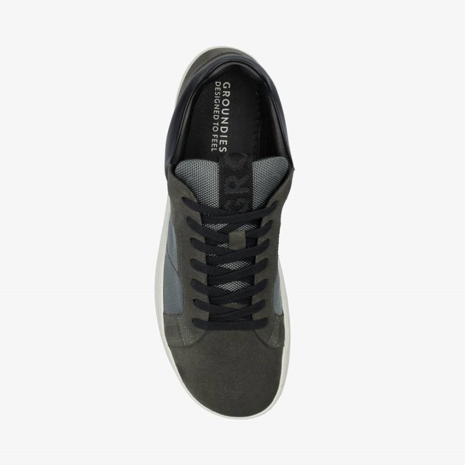 Homens Da Corte Verde/cinza Groundies Portugal