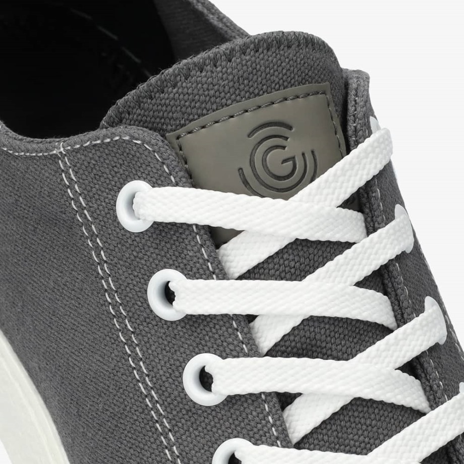 Groundies Portugal True Star Low Vegan Mulheres Cinza