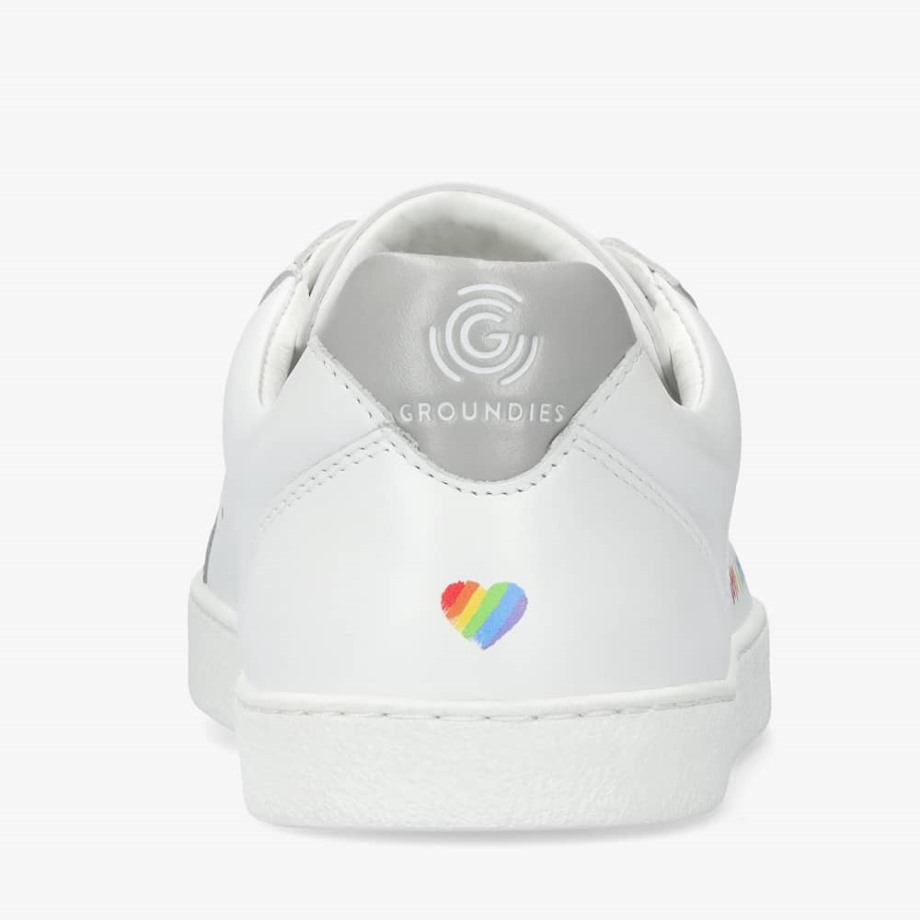 Groundies Portugal Universo Arco-íris Regular Mulheres Branco