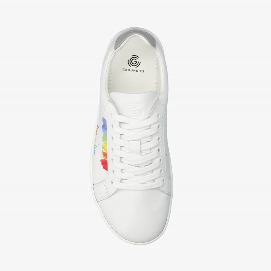 Groundies Portugal Universo Arco-íris Regular Mulheres Branco