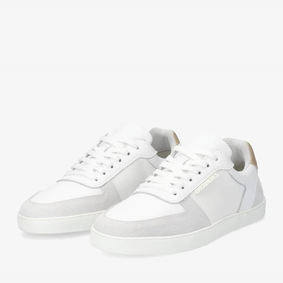 Branco/dourado Hamptons Mulheres Groundies Portugal