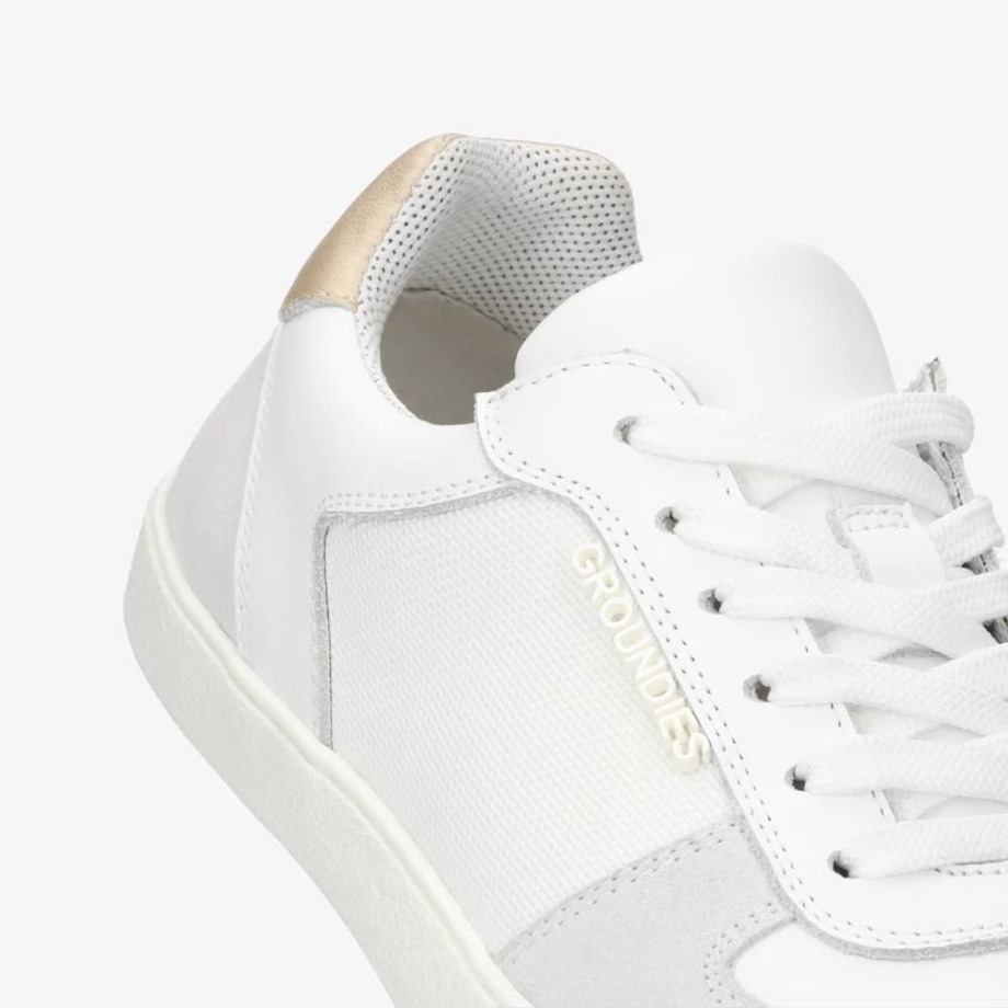 Branco/dourado Hamptons Mulheres Groundies Portugal