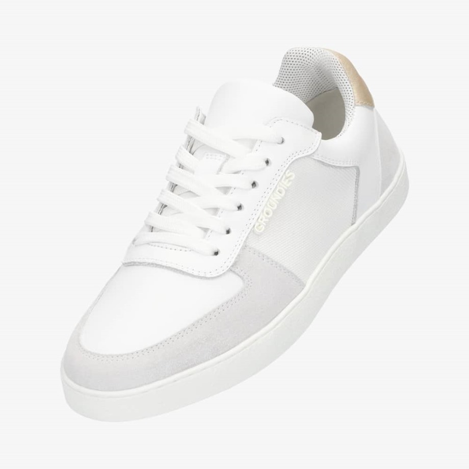 Branco/dourado Hamptons Mulheres Groundies Portugal